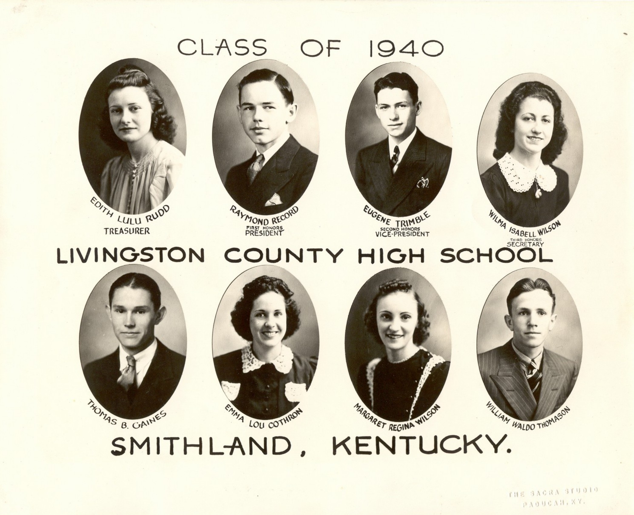 1180 LCHS Class 1940_